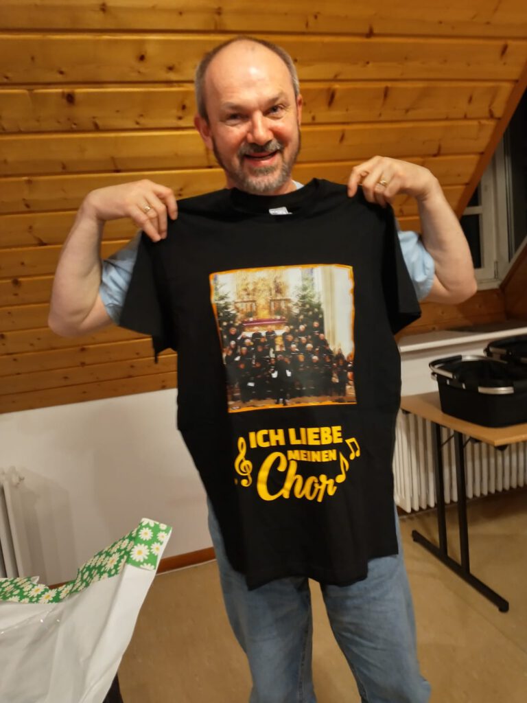 Großer Dank an unseren Chorleiter!