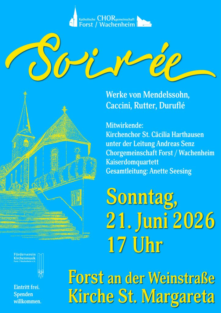 Soirée am 21. Juni 2026 in Forst/Weinstraße